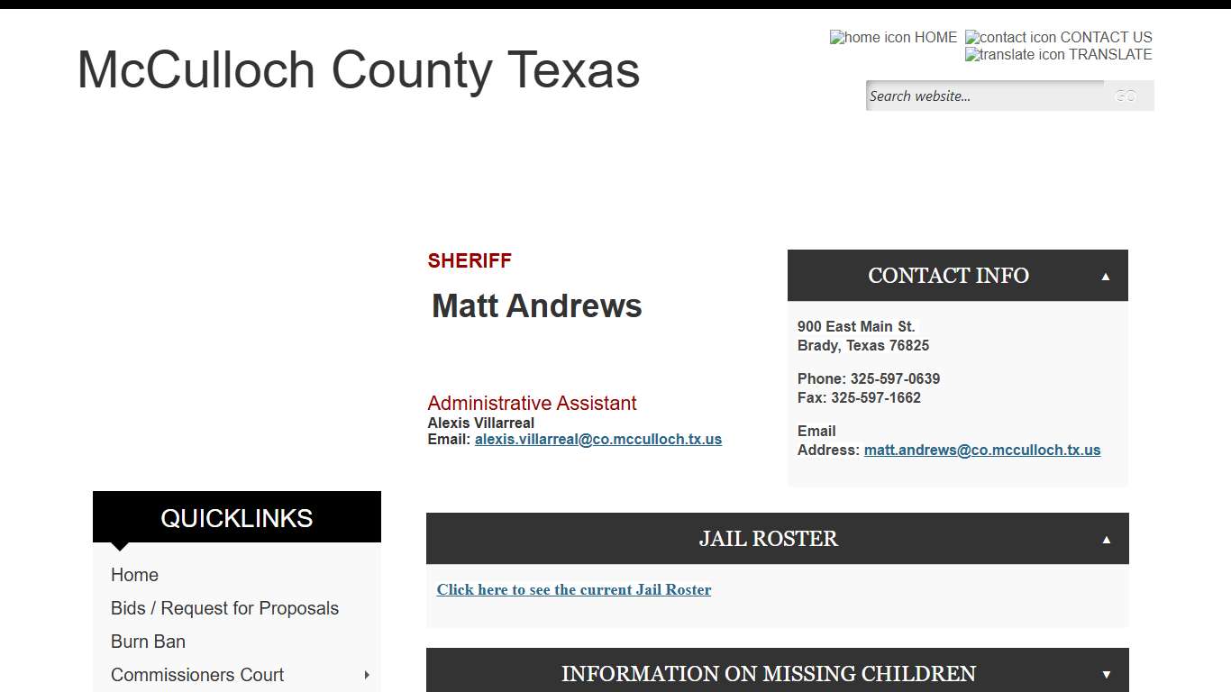 McCulloch County, Texas